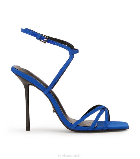 Stöckelschuhe| de Tony Bianco Frauen Nomad-Heels azurblauer Krepp 4624136